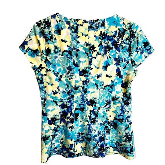 Ann Taylor - Petite Floral Print Tee - Sz. LP - Picture 2 of 6